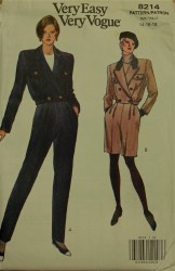 8214 SO EZ 91 VOG 2 BRSTED JACKET, SHORTS, PANTS PATTERN 14-18